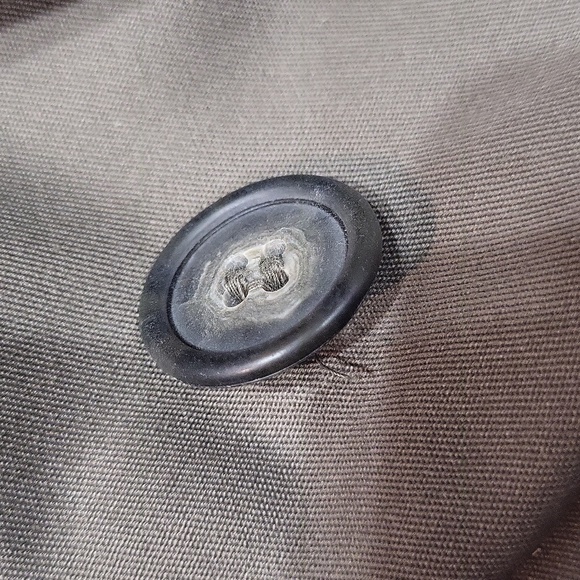 London Fog men's Removable Liner Double Breast Long Brown Trench Coat 42R warm - Picture 13 of 16